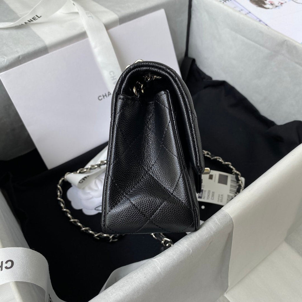 CHL - Mini Classic Handbag Black For Women 7.9in/20LO