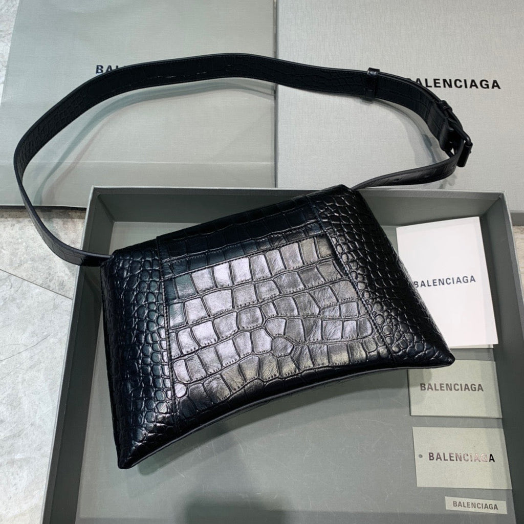 BLN-Ciaga Downtown Small Shoulder Bag In Black, For Women,  Bags 11.8in/30LO