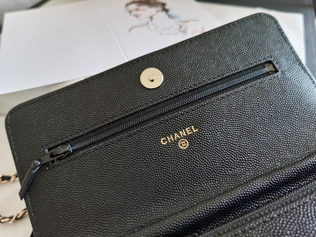 CHL - Mini Flap Bag Black For Women 7.2in/18.5LO