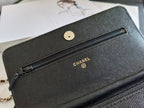 CHL - Mini Flap Bag Black For Women 7.2in/18.5LO