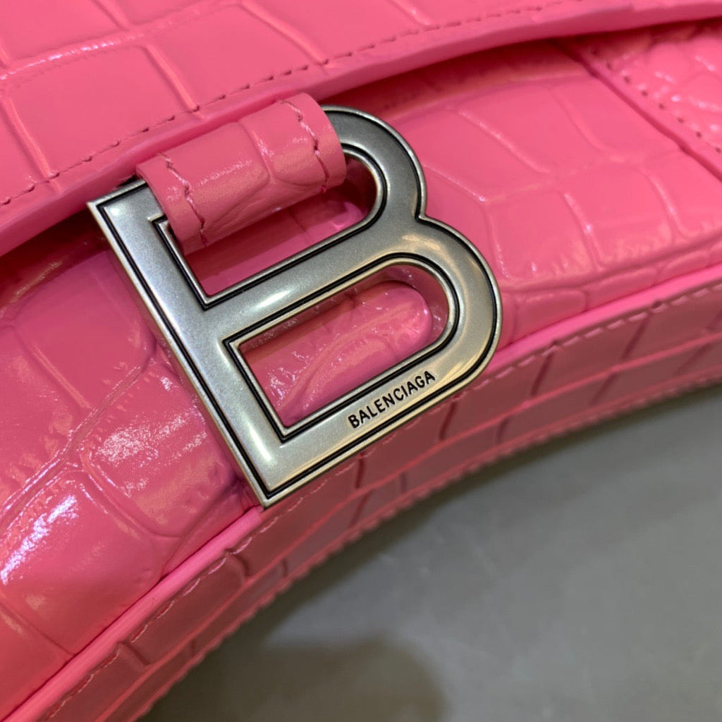 BLN-Ciaga Hourglass Wallet On Chain in Pink, For Women,  Bags 9in/23LO
