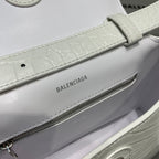 BLN-Ciaga Downtown XS Shoulder Bag In White, For Women,  Bags 10in/25LO