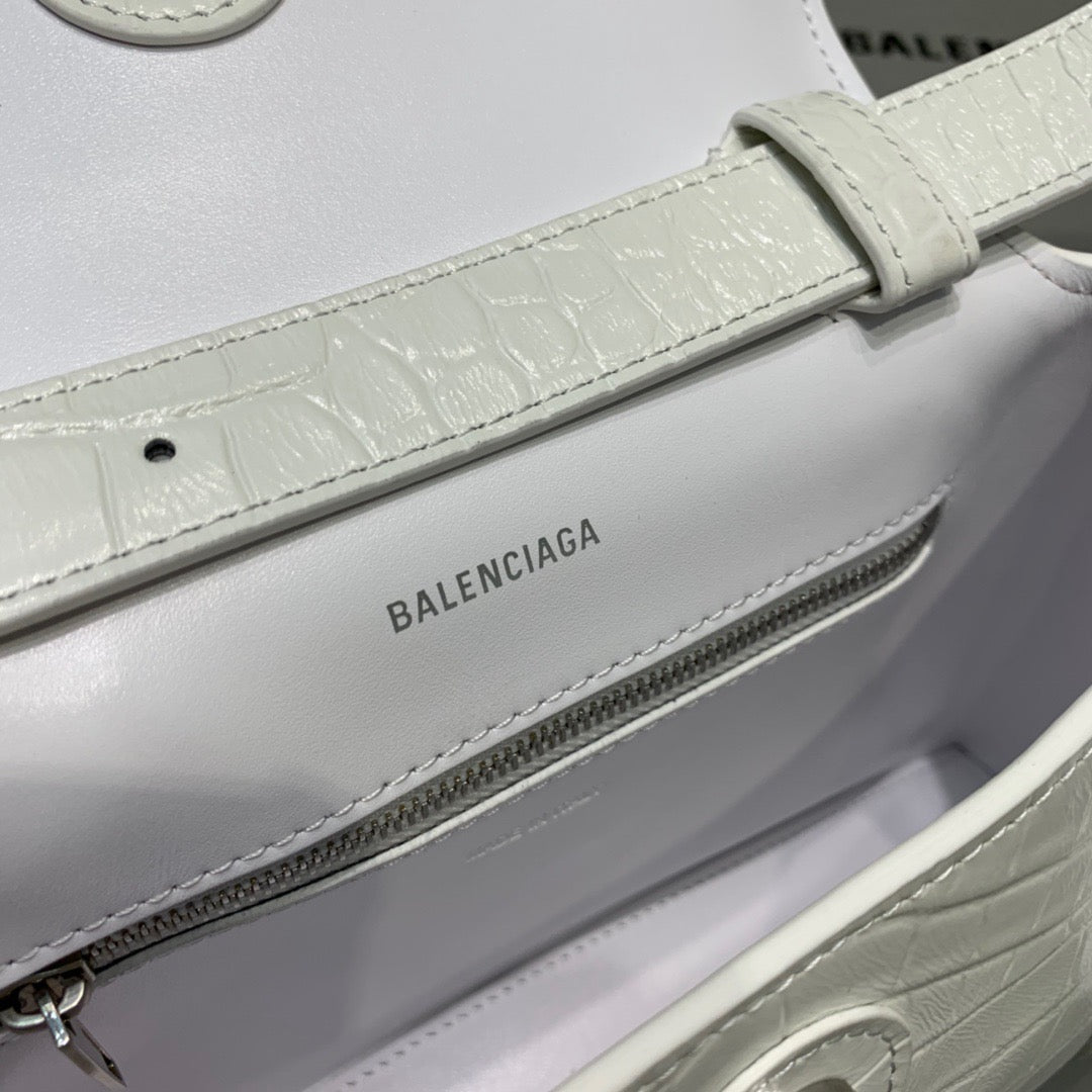 BLN-Ciaga Downtown XS Shoulder Bag In White, For Women,  Bags 10in/25LO