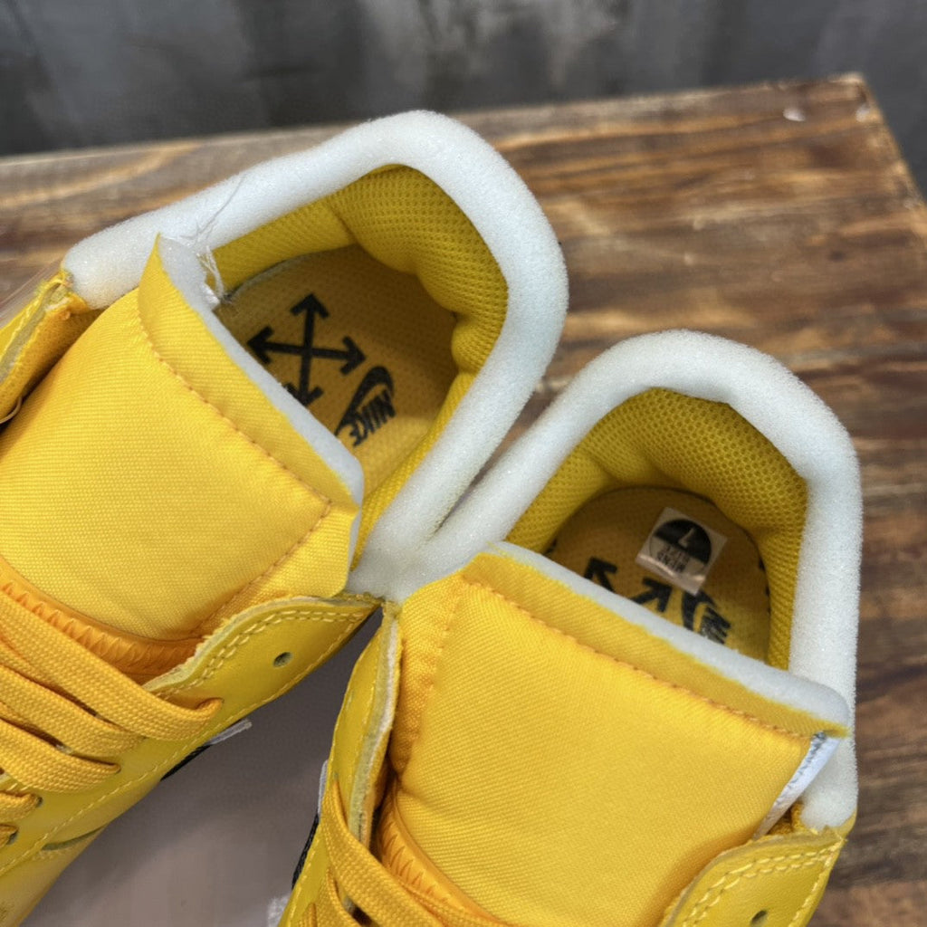 NK Off White x Yellow AR.FRC 1 Low "UniTLM -sity Gold" For Men DD1876