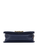 CHNL -  Small Navy Boy Bag GHW.