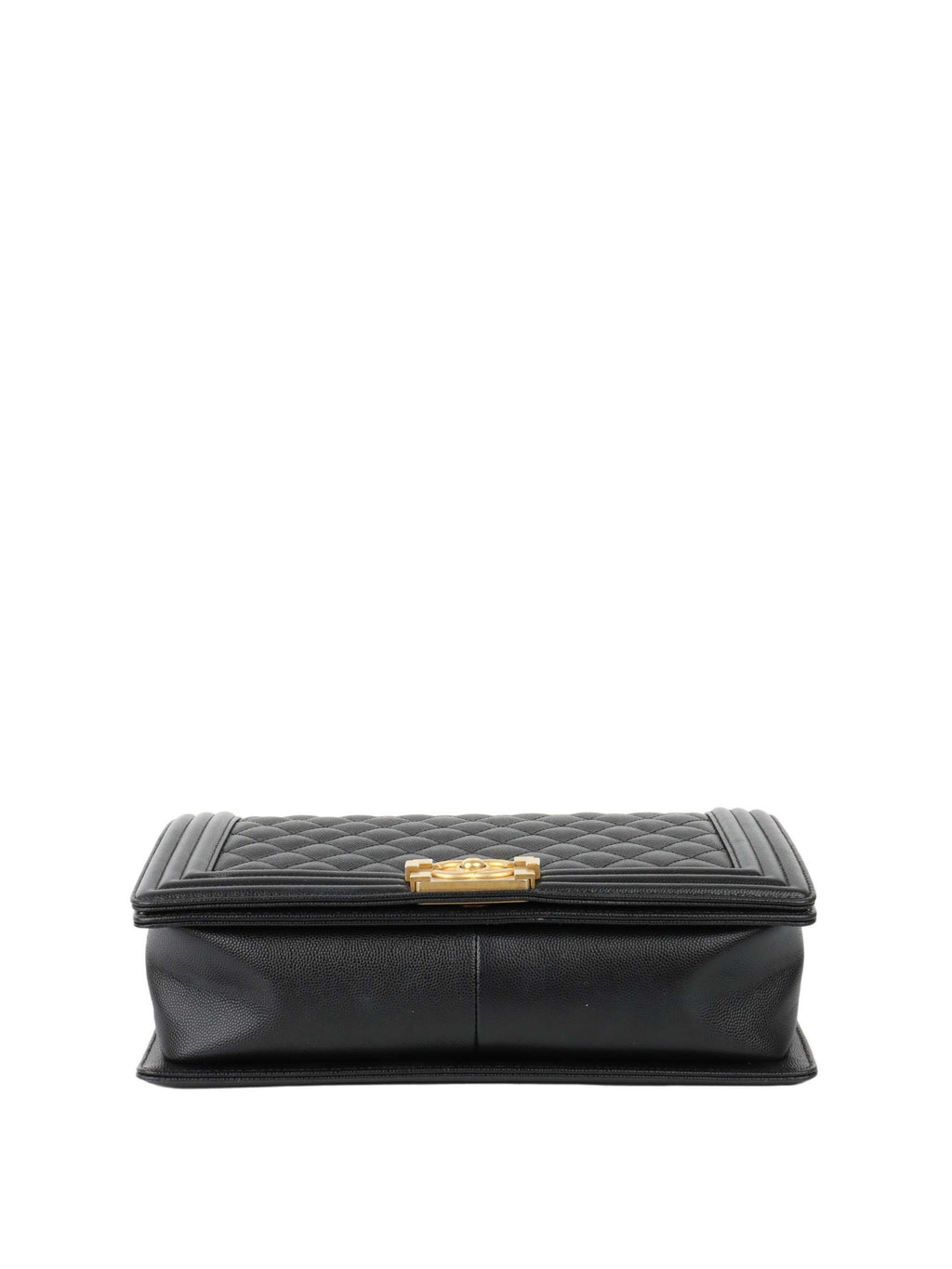 CHNL -  Black Medium Caviar Boy Bag GHW.