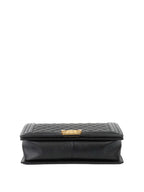 CHNL -  Black Medium Caviar Boy Bag GHW.
