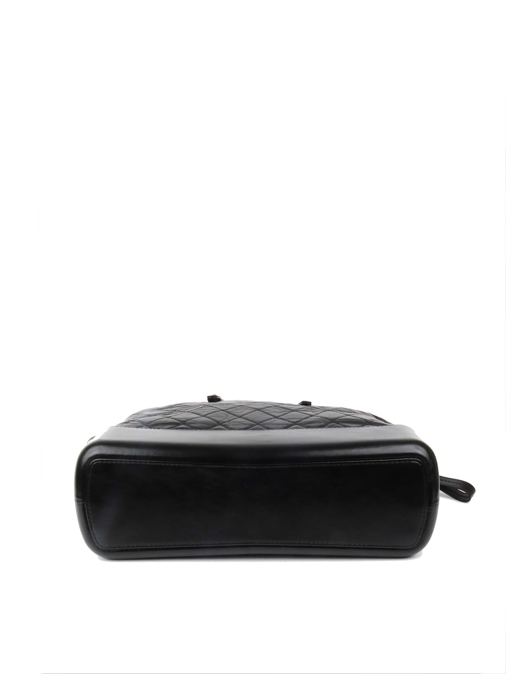 CHNL -  Black Gabrielle Top Handle Top Gold And Silver