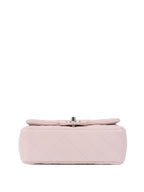 CHNL -  Light Pink Mini Rectangular Classic Flap SHW.