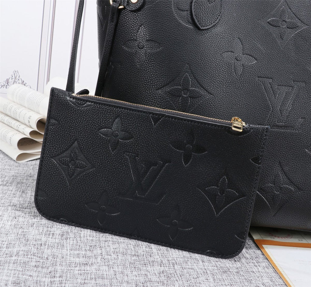 LU VI NeTLM -full MM -  Tote Bag Monogram Empreinte Black For Women, Handbags, Shoulder Bags 12.2in/31LO LV M45685