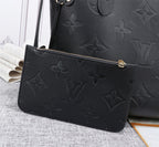 LU VI NeTLM -full MM -  Tote Bag Monogram Empreinte Black For Women, Handbags, Shoulder Bags 12.2in/31LO LV M45685