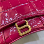BLN-Ciaga Hourglass Mini Handbag With Chain In Dark Red, For Women,  Bags 4.7in/12LO