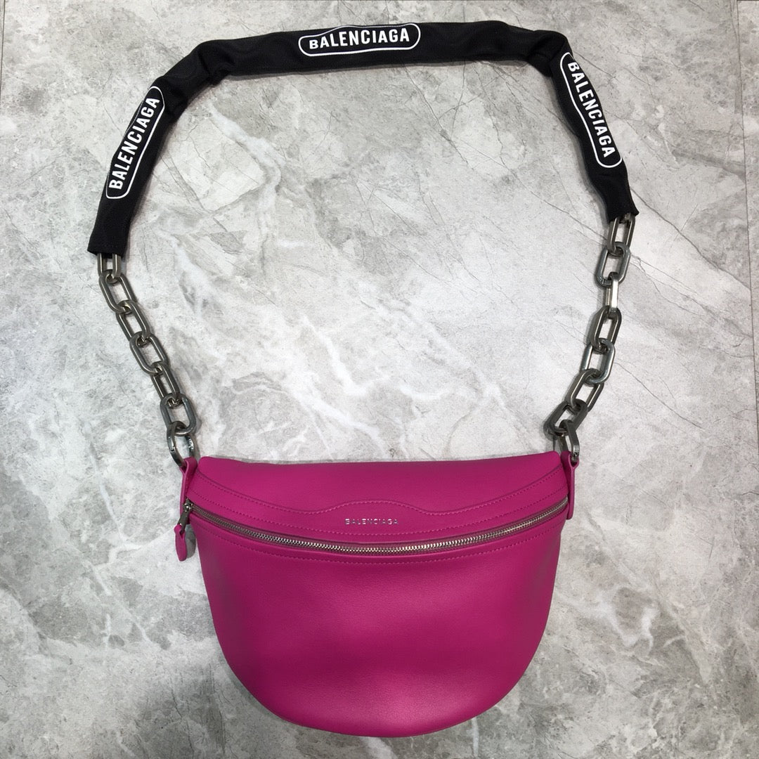 BLN-Ciaga Souvenir XXS Belt Bag In Dark Pink, For Women,  Bags 11.8in/30LO