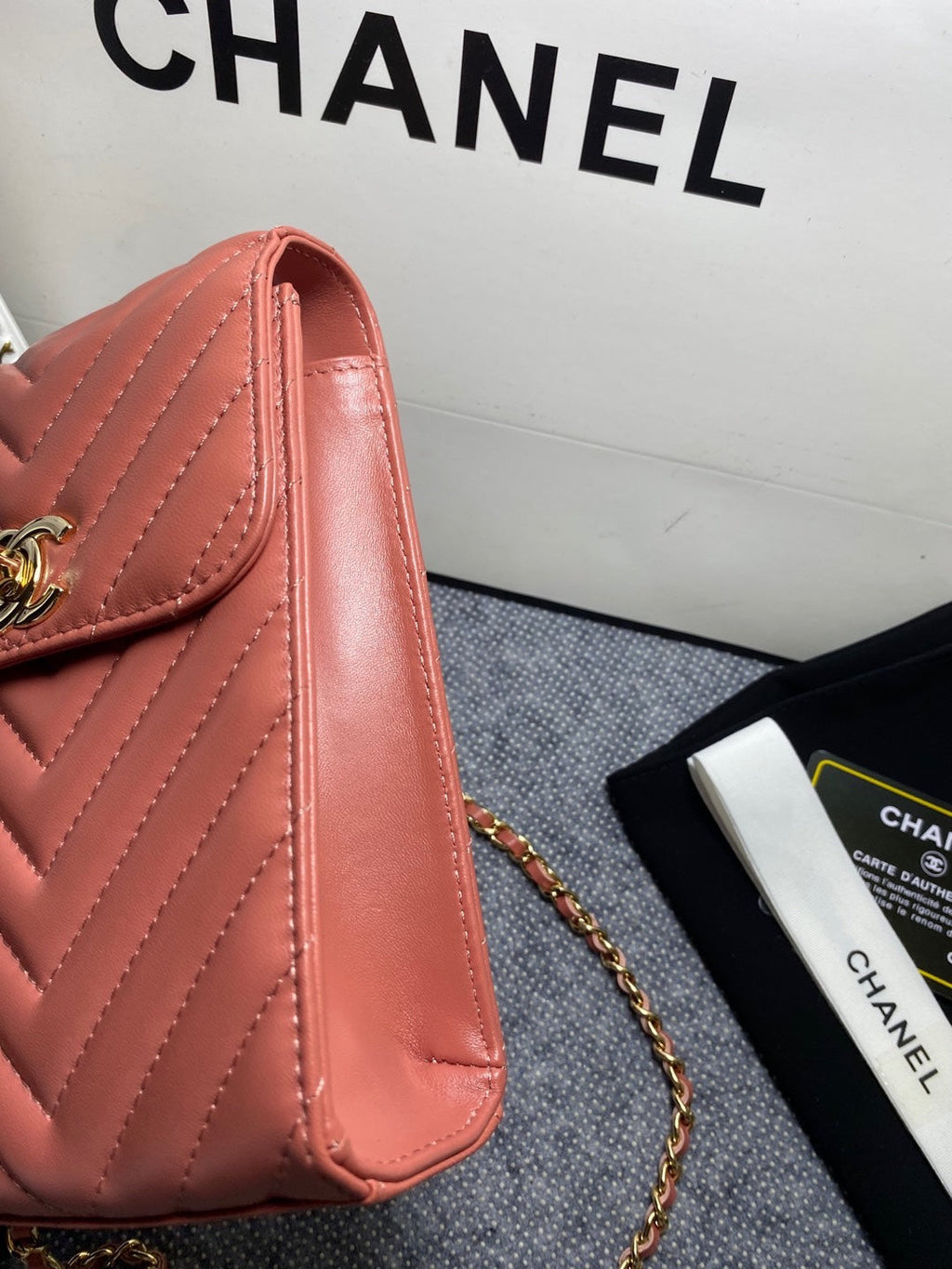 CHL -  Chevron Trendy CHL -  Phone Nude Bag For Women 18LO/7in