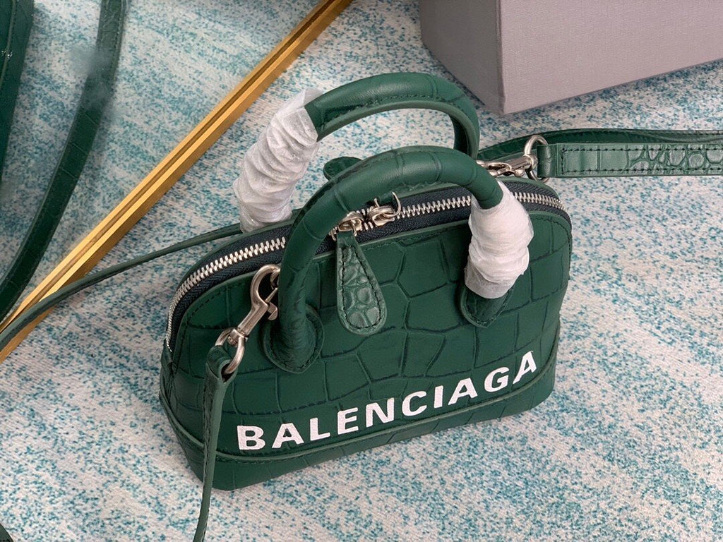 BLN-Ciaga Ville Mini Handbag In Dark Green, For Women,  Bags 4.7in/12LO