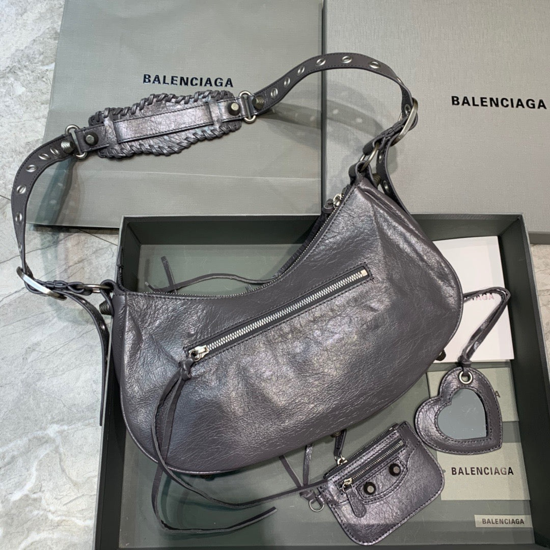 BLN-Ciaga Le Cagole XS Shoulder Bag In Gray, For Women,  Bags 13in/33LO