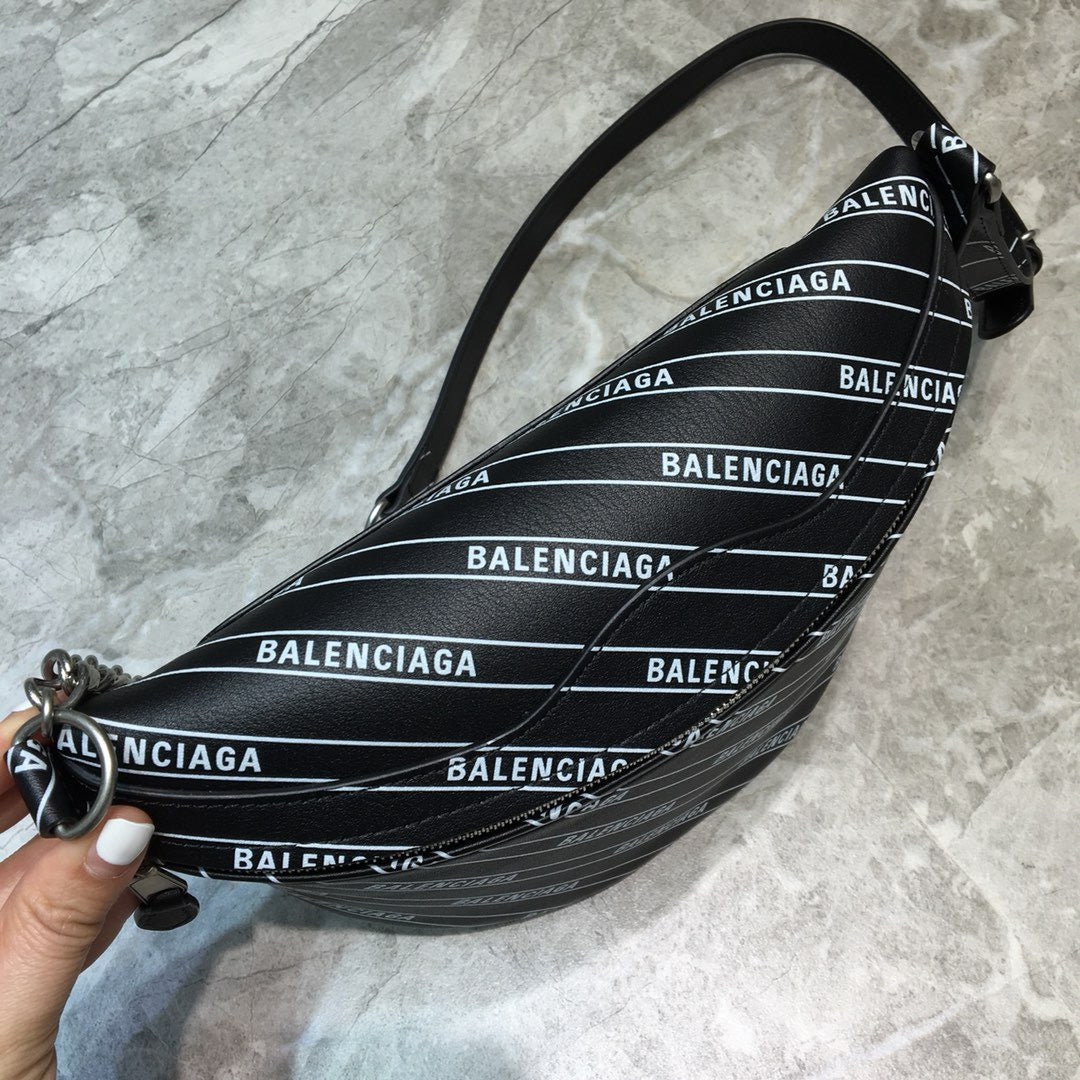 BLN-Ciaga Souvenir XS Belt Bag In Black, For Women,  Bags 9.5in/24LO