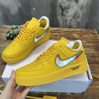 NK Off White x Yellow AR.FRC 1 Low "UniTLM -sity Gold" For Men DD1876
