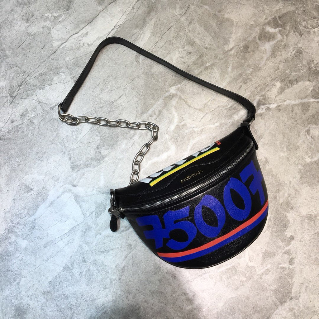 BLN-Ciaga Souvenir XS Belt Bag In Black, For Women,  Bags 9.5in/24LO