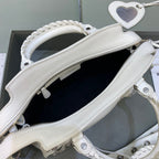 BLN-Ciaga Neo Cagole XS Handbag In White, For Women,  Bags 15.3in/39LO 700451210B09104