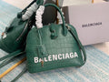 BLN-Ciaga Ville XXS Handbag In Dark Green, For Women,  Bags 8.6in/22LO