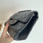 CHL - Mini 2.55 Handbag Black For Women SilLusso Official - Toned Hardware 7.8in/20LO AS0874 Y04634 94305