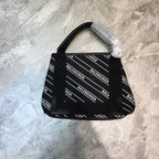 BLN-Ciaga Navy XS Tote Bag In Black, For Women,  Bags 12.6in/32LO
