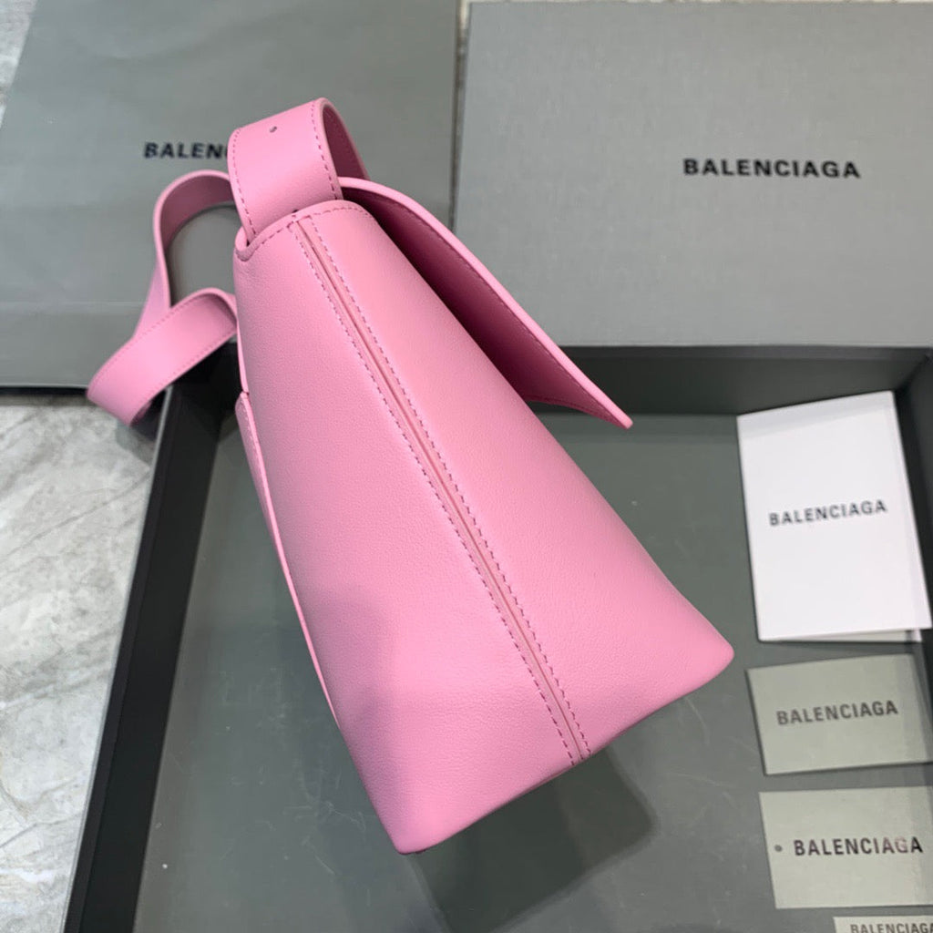 BLN-Ciaga Downtown Small Shoulder Bag In Pink, For Women,  Bags 11.8in/30LO 67135329S1Y5906