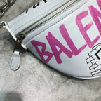 BLN-Ciaga Souvenir XS Belt Bag In White, For Women,  Bags 9.5in/24LO