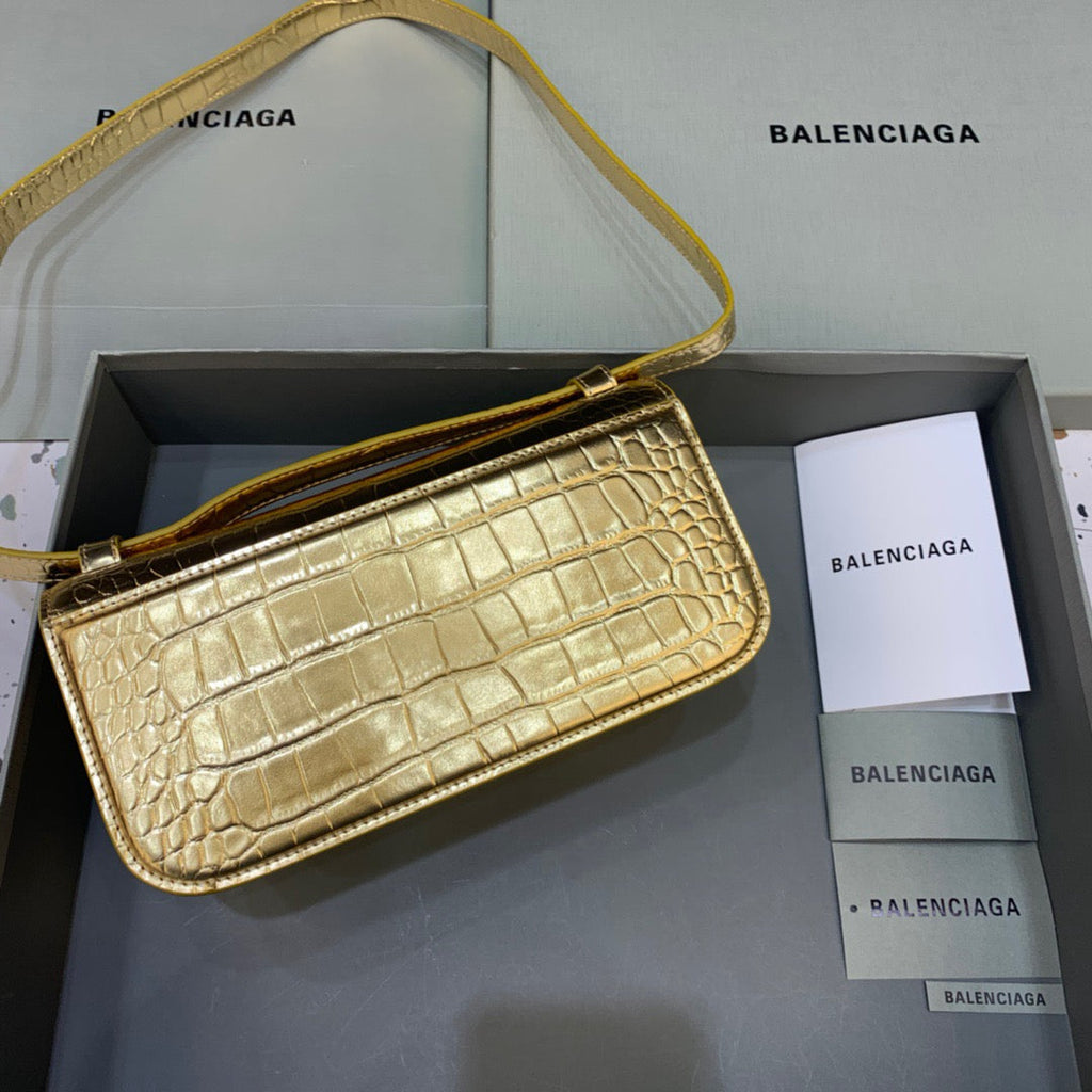 BLN-Ciaga Gossip Small Shoulder Bag Gold, For Women,  Bags 9.1in/23LO