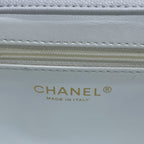 CHL - Mini Flap Bag Top Handle White For Women 7.5in/19LO