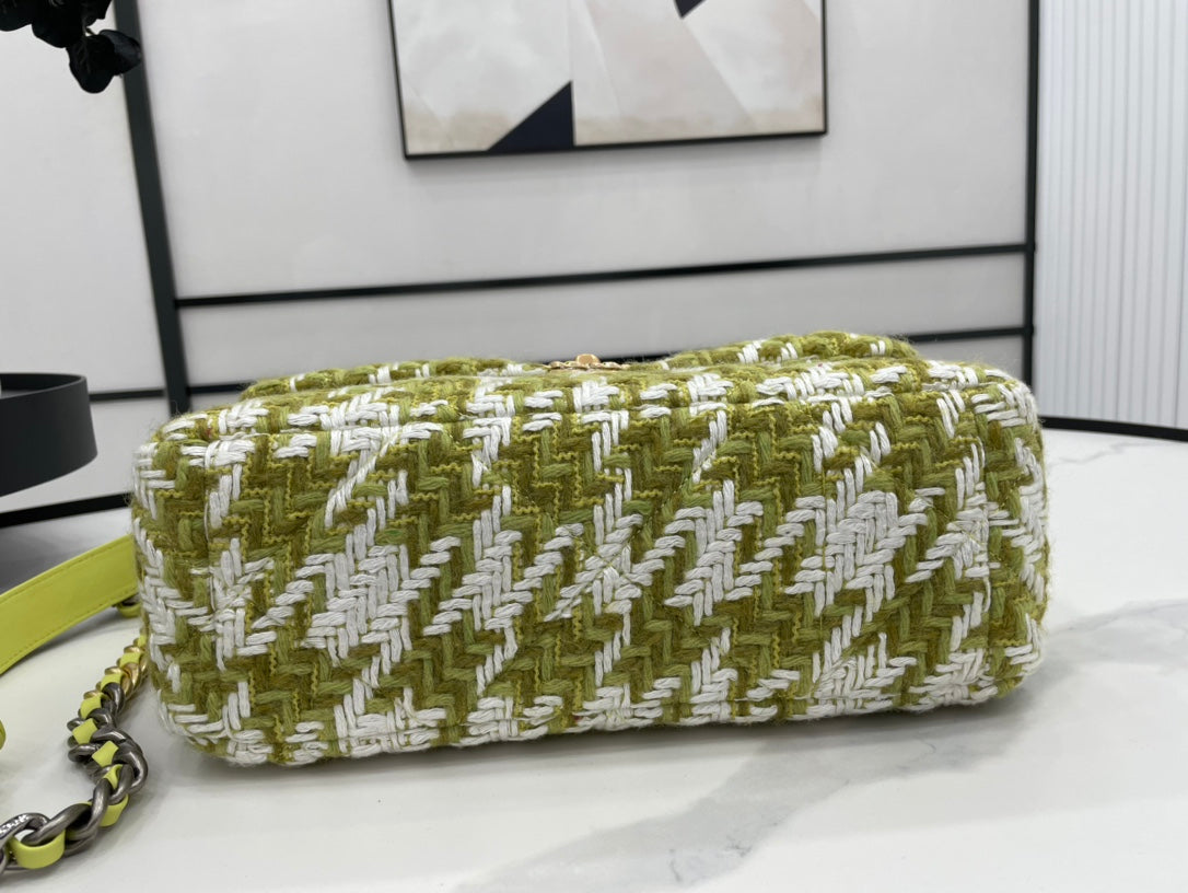 CHL -  19 Large Handbag Gold Hardware Green For Women Handbags, Shoulder Bags 11.8in/30LO