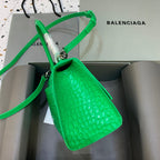 BLN-Ciaga Hourglass Small Handbag In Bright Green, For Women,  Bags 9in/23LO