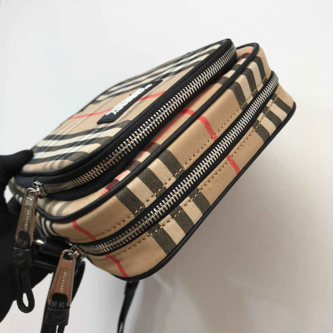 B-Berry - BB   Check And Crossbody Bag For Men, Bags 8.7in/22LO