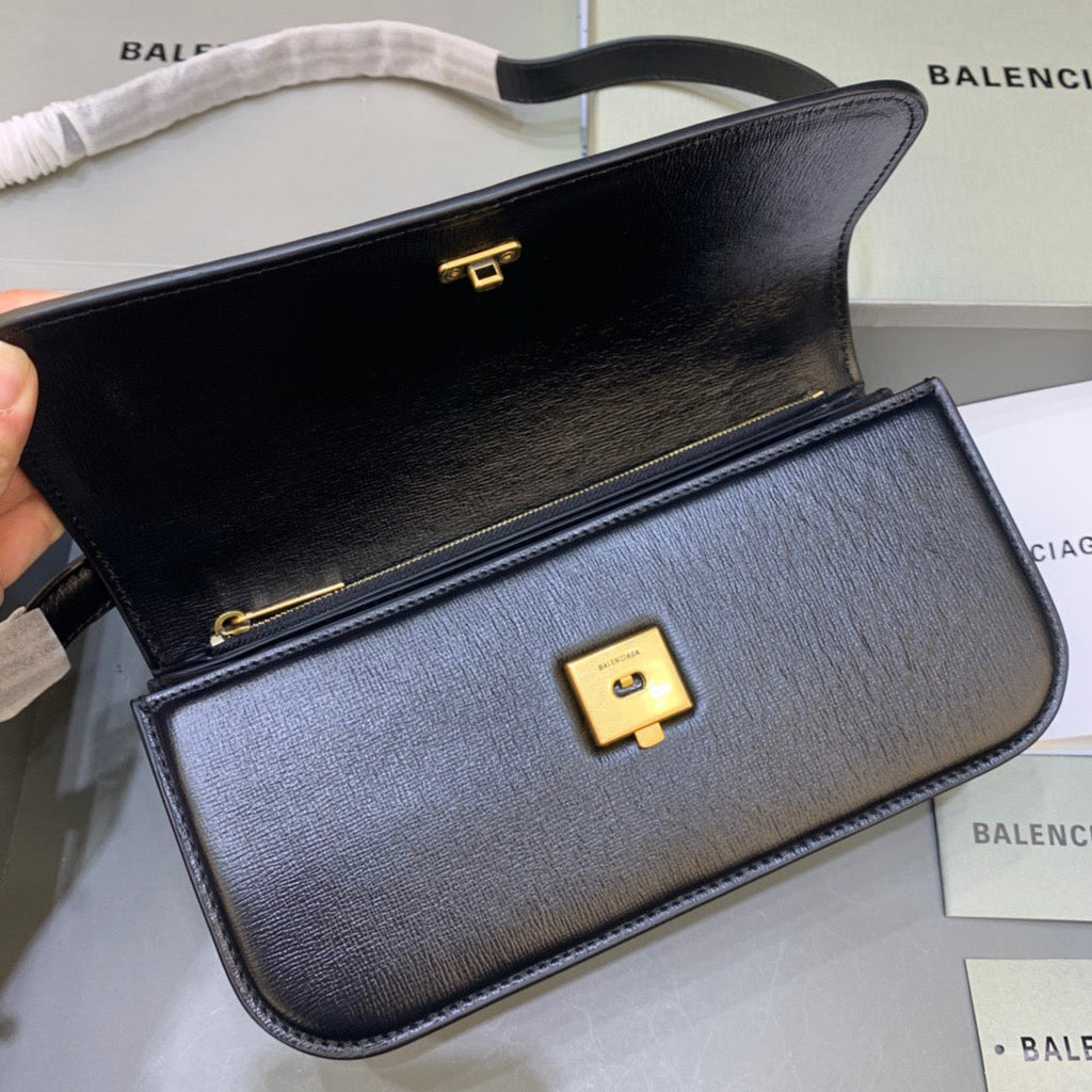 BLN-Ciaga Gossip Small Shoulder Bag Black, For Women,  Bags 9.1in/23LO