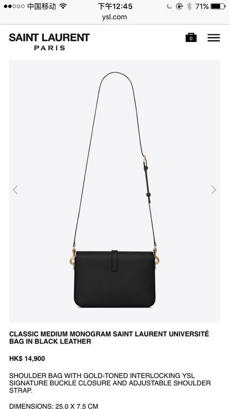 BB - YSL Bag - 3601