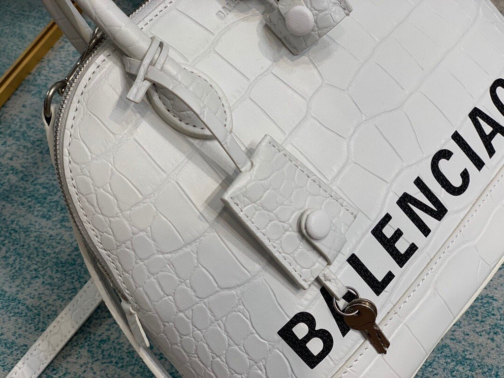 BLN-Ciaga Ville XXS Handbag In White, For Women,  Bags 8.6in/22LO