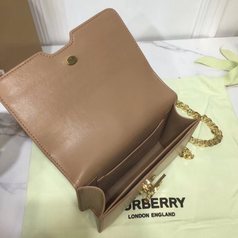 B-Berry - BB  Tb Chain Belt Bag Light Brown For Women, Bags 6.6in/17LO