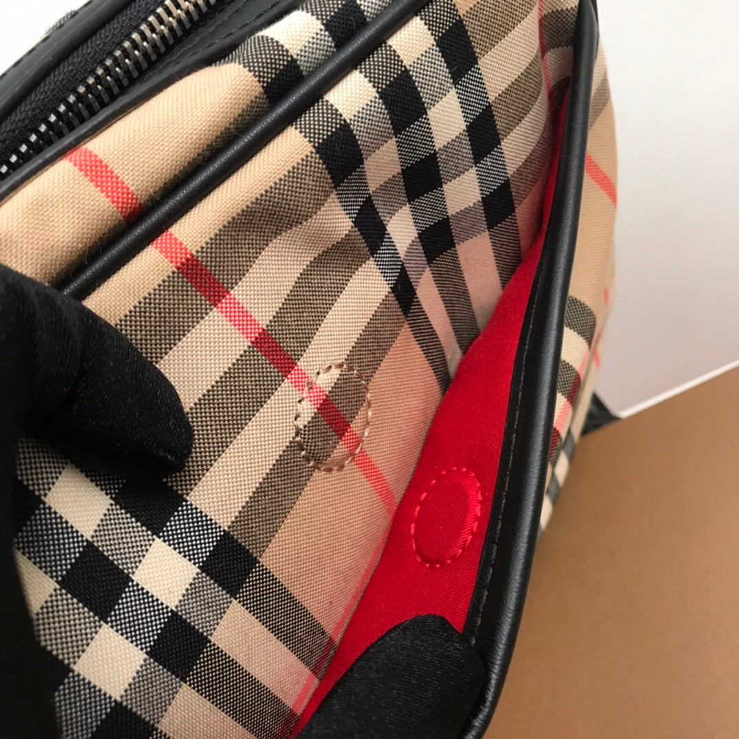 B-Berry - BB   Check And Crossbody Bag For Men, Bags 8.6in/22LO