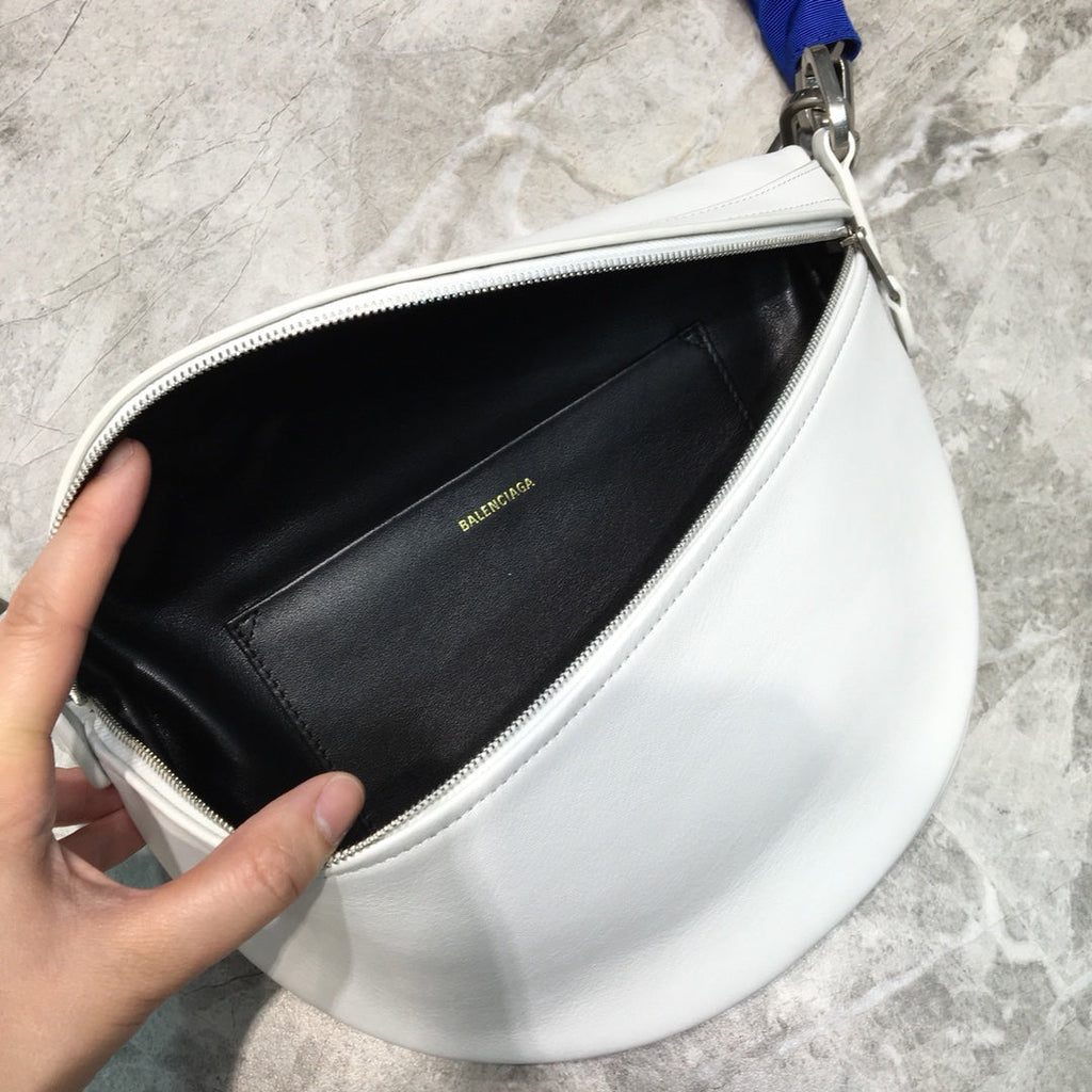 BLN-Ciaga Souvenir XXS Belt Bag In White, For Women,  Bags 11.8in/30LO