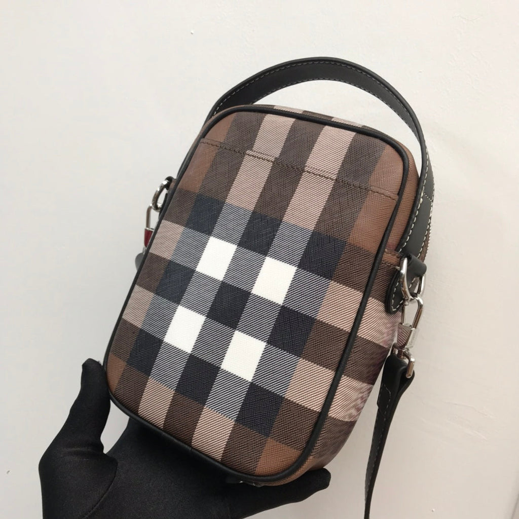 B-Berry - BB  Check And Crossbody Bag For Men, Bags 7.7in/19.5LO 80491181