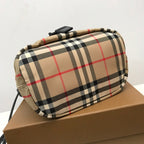 B-Berry - BB  Icon Stripe Nylon Drawcord Pouch Archive Beige For Women, Bags 7.7in/19.5LO