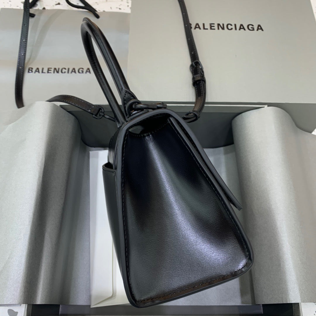 BLN-Ciaga Hourglass Small Handbag In Black, For Women,  Bags 9in/23LO
