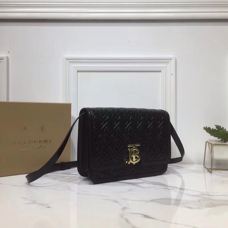 B-Berry - BB  Small TB Crossbody Bag Quilted Monogram Black For Women, Bags 8.3in/21LO