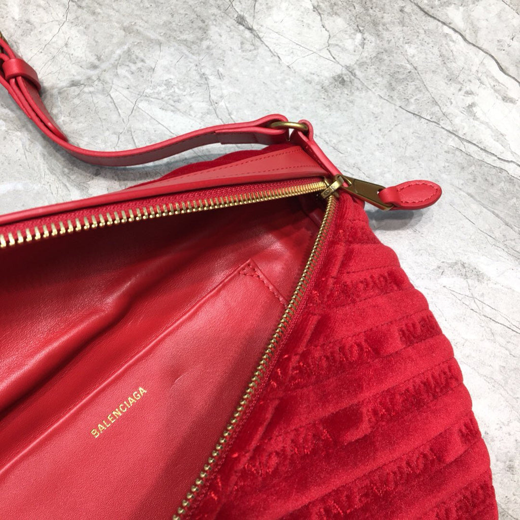 BLN-Ciaga Souvenir XXS Belt Bag In Red, For Women,  Bags 11.8in/30LO