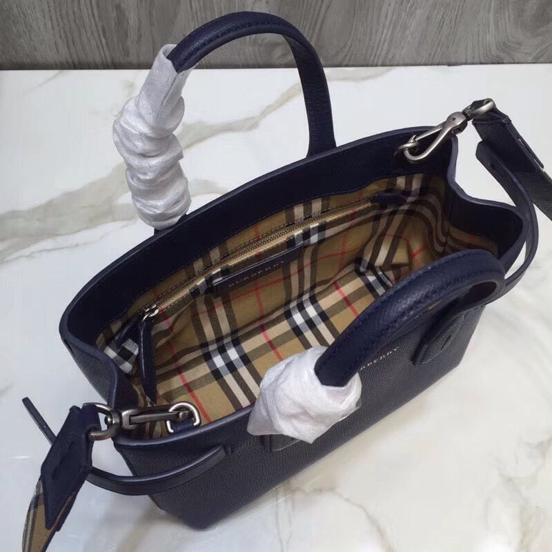 B-Berry - BB  The Small Banner Bag Dark Blue For Women, Bags 10.6in/26LO
