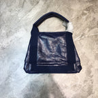 BLN-Ciaga Navy Small Cabas Tote Bag In Blue, For Women,  Bags 18.5in/47LO