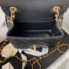 CHL - Mini Flap Bag Black For Women Bags 6.7in/17LO