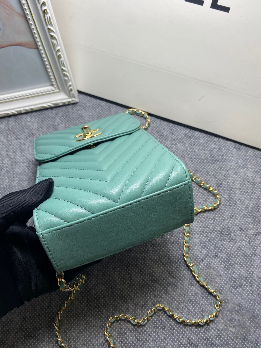 CHL -  Chevron Trendy CHL -  Phone Mint Bag For Women 18LO/7in