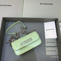 BLN-Ciaga Gossip Small On Chain Shoulder Bag Light Green, For Women,  Bags 7.4in/19LO